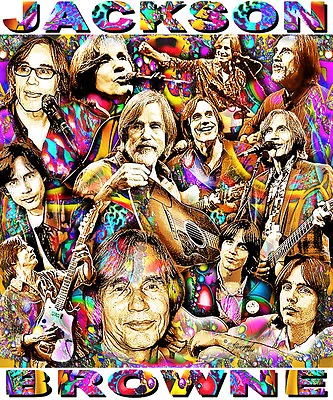 Jackson Browne Tribute T-shirt Or Print By Ed Seeman • $22.95