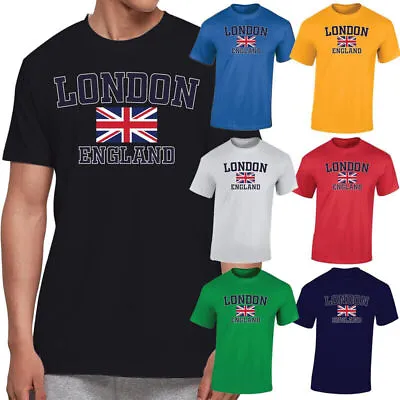London England Unisex T-Shirt Union Jack Trendy Great Britain Gift • £8.99