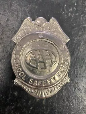 Vintage Aaa Auto Club School Safety Patrol Badge! Free Shipping! • $24.99