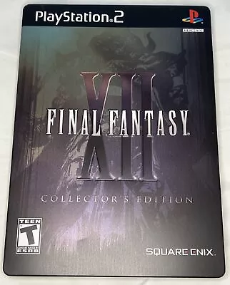 Final Fantasy XII Collectors Edition PlayStation 2 Metal Case CIB • $15.99