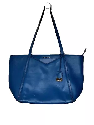 MICHAEL KORS Whitney Tote Bag Calfskin Teal Blue • $38.99