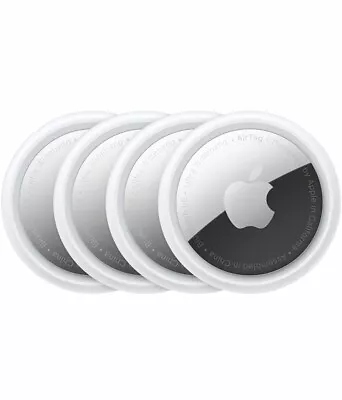 New Genuine Original Apple AirTag Bluetooth Tracker Item Key Finder - 4 Pack • £94.99