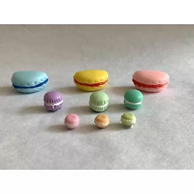 Sets Of 6 Colorful Macaron Fridge Magnets In Various Sizes - Fun And Colorful! • $16.75