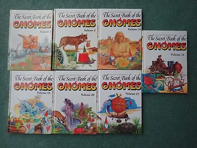Bundle X 7 The Secret Book Of The Gnomes Vintage Hardbacks • £10