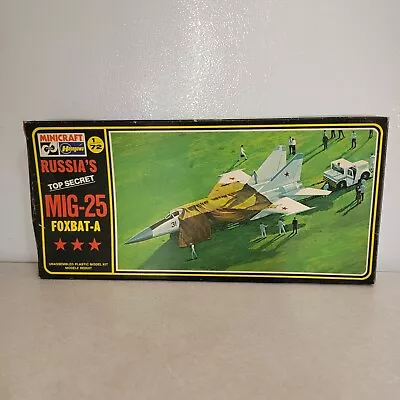 Hasegawa Mig-25 Foxbat-A 1:72 Vintage Jet Fighter Model Kit 130  • $9.99