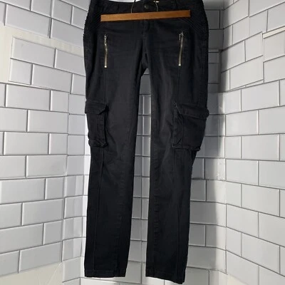 $14.99 • Buy Freestyle Revolution Rock Jeans Women’s Sz 3 Waist 30 Skinny Denim Pant Black