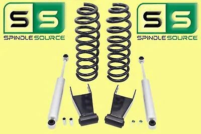 2  / 2  Drop Lowering Kit Coils + SHOCKS Fits 15-20 Ford F-150 F150 • $242.74