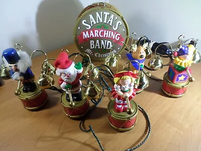 Vintage Mr. Christmas Santa's Marching Band 5 Musicians 35 Christmas Carols 1994 • $74.99