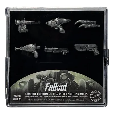 £13.99 • Buy Fallout Limited Edition Antique Nickel Pin Badges Set Of 6