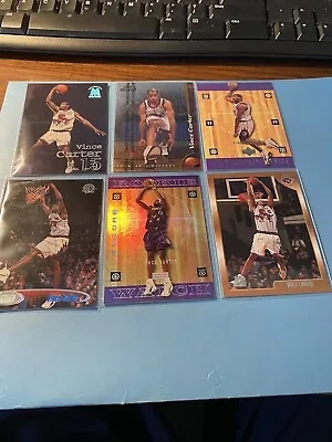 VINCE CARTER Rookie Card LOT OF 6. ALL LEGIT AND OUTSTANDING! HOF AND HOT! • $39