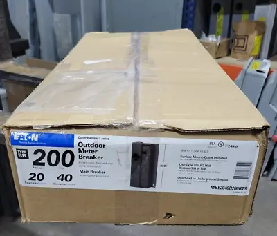 Cutler Hammer Meter Breaker PanelNo MBE2040B200BTS  Eaton Corporation • $323.99