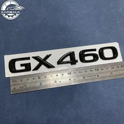 Gloss Black Car Rear Trunk GX460 Letter Badge Emblem Sticker For F-Sport Le-xus • $21.57