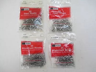 Vintage Sears Rivets (Aluminum & Steel) 4 Bags • $20