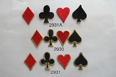 #2930 Playing CardsPoker CardCasino Embroidery Applique Patch/set • $3.99