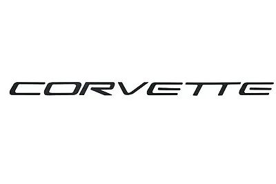 1x 97 98 99 2000 Corvette C5 Bumper Letters Emblem Insert Badge Black • $18.99