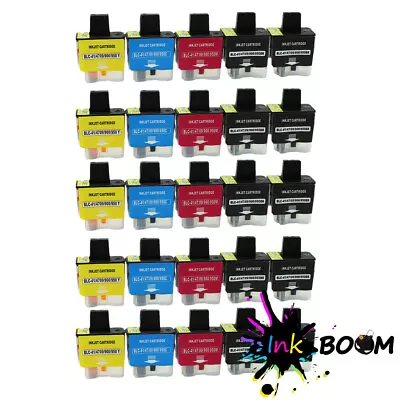 25 Ink Cartridge Fits Brother LC41 LC-41 MFC-3340CN MFC-5440CN MFC-5840CN • $15.62