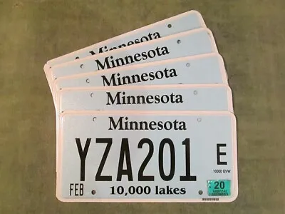 2020 Minnesota Street Sweeper / Cement Mixer Powder Blue License Plate Odd Type! • $29.99