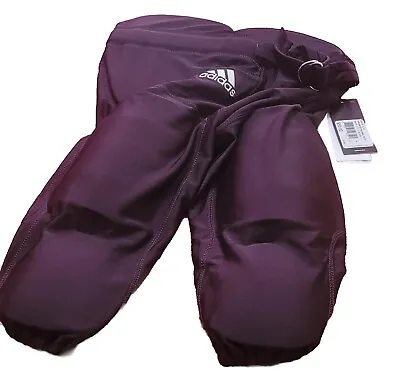 Adidas Integrated Football Pants With Pads Black New With Tags Size: LG • $27.99