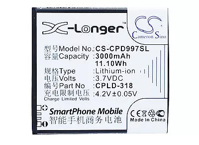 NEW Battery For Coolpad 8970L 9080W 9970 CPLD-318 Li-ion UK Stock • £19.44