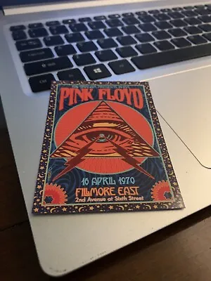 $4.79 • Buy Pink Floyd Vintage Concert Poster Sticker.   Live At The Filmore East 1970.