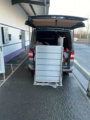 2.40m X 80cm Width Fixed Loading Ramp  Ramp 700kg  Bi-Fold Van Loading Ramp • £1300