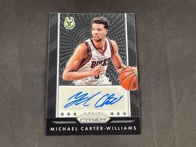 2015-16 Panini Prizm Michael Carter-williams P-mcw Auto Milwaukee Bucks • $4.99