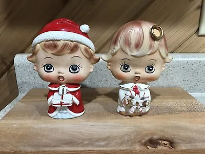 $125 • Buy Lipper And Mann Vintage Christmas Salt And Pepper Shakers