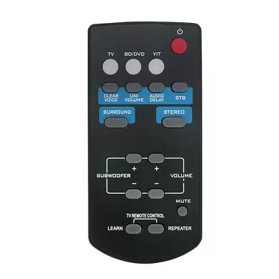 Remote Control For Yamaha Soundbar System FSR60 YAS101 YAS101BL ATS1010 • $10.06