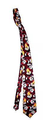 Vintage Silk Tie CEERVANTES 100% Pure Silk MICKEY MOUSE Golf Mens Tie Vintage • $9