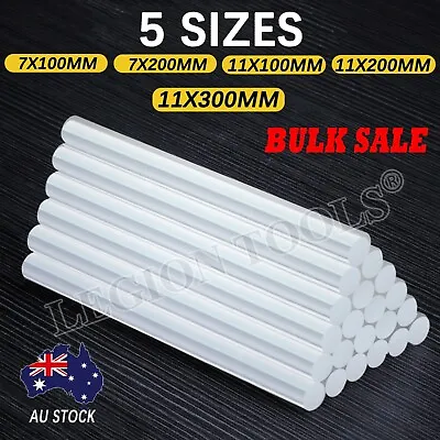 Bulk Clear Hot Melt Glue Sticks Adhesive Craft Stick Glue Gun 7mm 11mm 300mm Au • $254.90