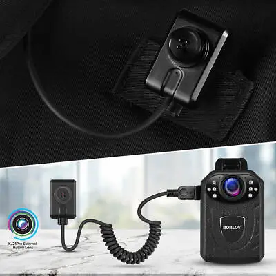 $28.37 • Buy BOBLOV KJ21PRO Body Camera 720P External Lens Camera Button Cameras For KJ21PRO