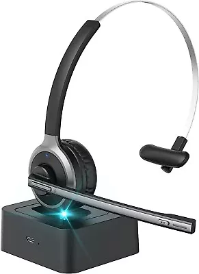 Headset Wireless With Microphone For PC Trucker Wireless 5.0 Headset HS011 • £15