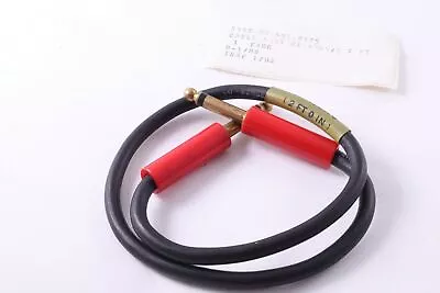 ADC M642/4-2 Red 1/4  Phono MIL SPEC PJ055R Jack 2 Ft. 5995-00-681-8 PATCH CABLE • $13