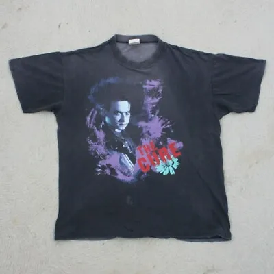 Vintage 1989 The Cure Disintegration T Shirt Size Medium Small Band Tour Tee 80s • $400