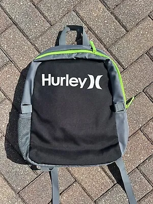 Hurley Kids Backpack. Black & Green.  • $21