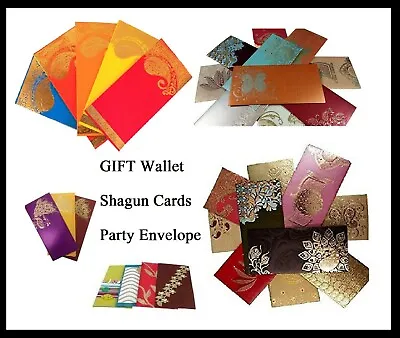 £29.99 • Buy 2022 Assorted Fancy Envelope Gift Wedding Money Marriage Occasions Wallet Color