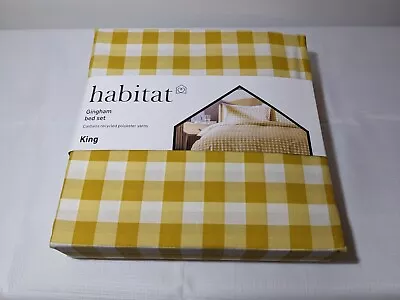 Habitat Gingham Bed Set - King Size • £19.99