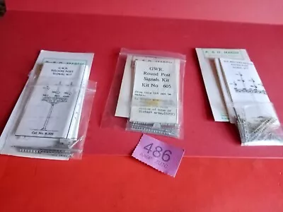 P&d Marsh `n Gauge` White Metal Signals Kits #b355/#605/#b305 • £15.99