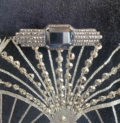 £0.99 • Buy French Early Art Deco Silver Brooch (c 1910-20)
