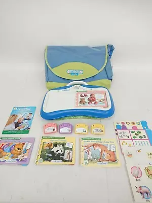 Leapfrog Little Touch LeapPad With 4 Cartridges & Books & Storage Bag Working • £6.99
