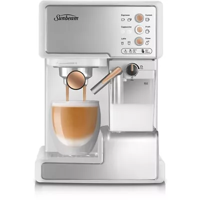 SUNBEAM Coffee Machine W/ Milk Frother Espresso Cappuccino Cafè Barista • $265