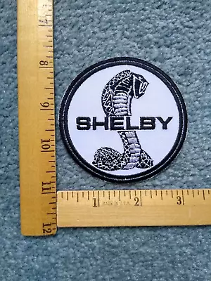 1 RARE SHELBY COBRA MUSTANG CAR AUTO IRON ON PATCH  Free Shipping • $4.75