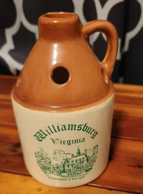 VINTAGE SOUVENIR Governor's Palace Williamsburg Virginia MOONSHINE Jug  • $9.60