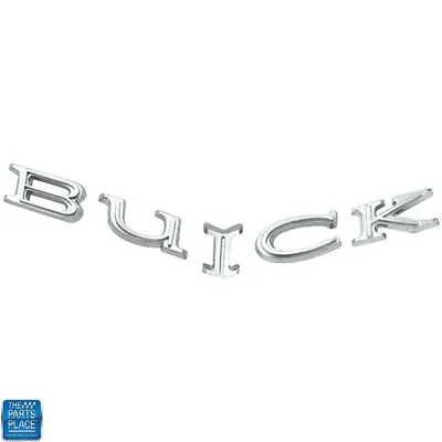 1967-67 “BUICK” Skylark Special GS New Chrome Hood Letter Emblems Set • $76.99
