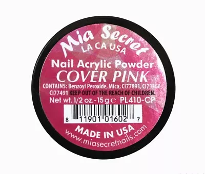 Mia Secret Acrylic Nail Powder Cover Pink 1/2 Oz - USA • $8.99