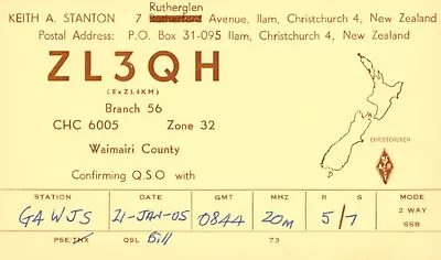 £2.49 • Buy 1 X QSL Card Radio New Zealand ZL3QH Ilam Christchurch 2005 ≠ S965
