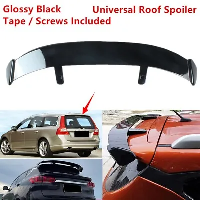Fit For Volvo V70 08-10 Rear Window Roof Spoiler Modified Wing ABS Glossy Black • $84.19