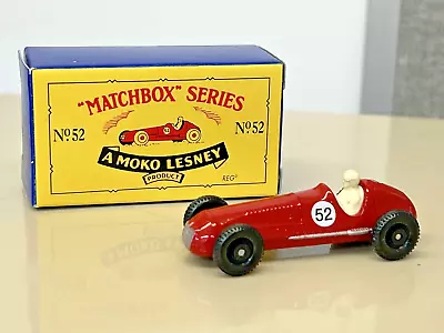 Matchbox Original Box Moko Lesney (Reproduction) - No. 52 Maserati Racing • £17.95