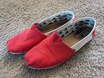 Toms Size 13 Red White • $2.99