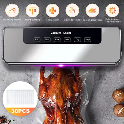 Commercial Vacuum Sealer Machine Seal A Meal Food Saver System With Free Bags US • $30.99